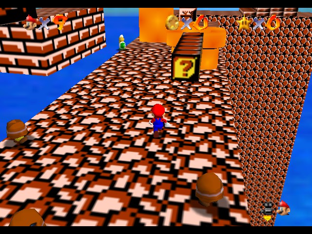 Super Pantufa Deux 1-1 in Mario 64 Screenshot 1